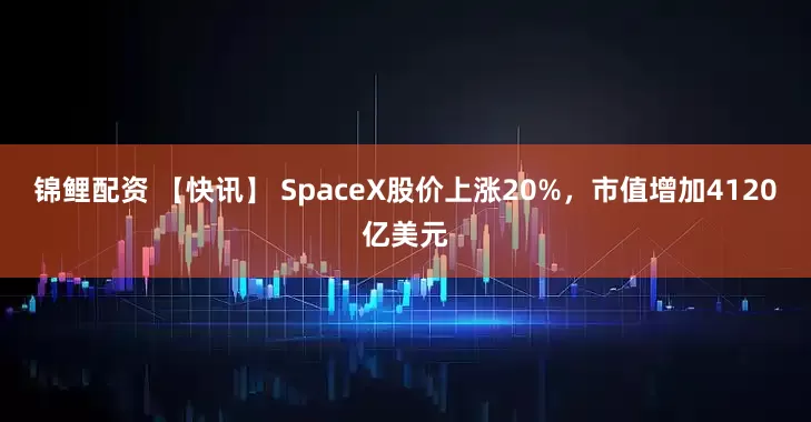 锦鲤配资 【快讯】 SpaceX股价上涨20%，市值增加4120亿美元